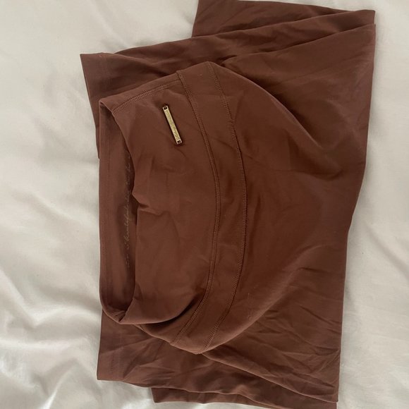 Gymshark Whitney Simmons Dandelion Brown Leggings - Picture 2 of 2